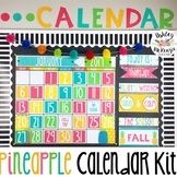 Bright Pineapple Calendar Kit