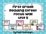 Bright Polka Dot First Grade Reading Street Focus Wall Unit 5