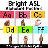 Bright Rainbow ASL Alphabet Poster | Real Pictures | Nonfi