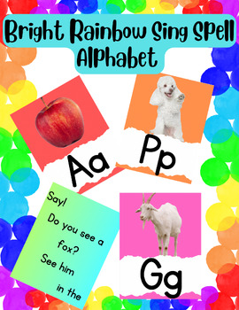 Preview of Bright Rainbow Alphabet