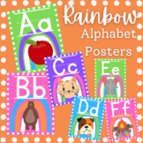 Bright Rainbow Alphabet Posters