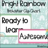 Bright Rainbow Behavior Clip Chart