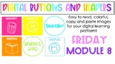 Bright Rainbow Digital Buttons and Headers