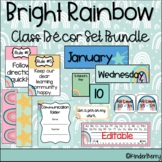 Bright Rainbows Classroom Décor Bundle