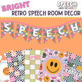 Bright Retro Speech Room Decor