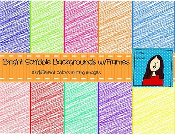 Preview of Bright Scribble Backgrounds