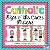 Catholic Religion Posters The Sign of the Cross {Bright}