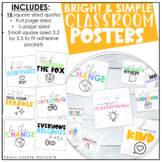 Bright & Simple Classroom Posters