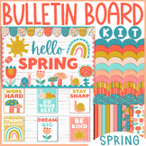 Hello Spring Bright Bulletin Board Kit with Posters, Displ