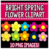 Bright Spring Flowers Clipart