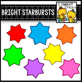 Bright Starbursts Clip Art Bundle FREEBIE
