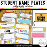 Bright Student Desk Plates | Student Name Tags | Desk Name