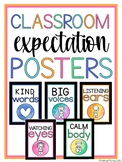Bright Watercolor Expectations Posters