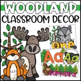 Bright Woodland Classroom Decor - Editable!