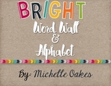 Bright Word Wall and Alphabets
