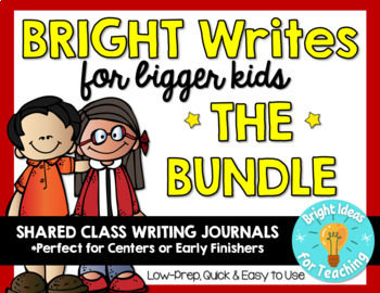 Preview of {BUNDLE} Bright writes: Shared Journal Writing Prompts