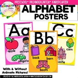 Bright alphabet posters {3 options USA English Anglais}