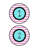Bright and Colorful Circle Number Set for Labeling