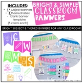 Bright and Simple Classroom Banners