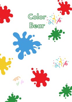 Preview of Brighten Up Learning! Colorful Teddy Bear Posters for Emerging Readers