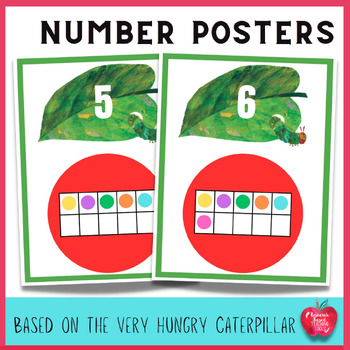 Preview of Brighten Your Classroom with these colorful Number Posters