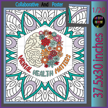 Preview of Brightening Minds: Mental Health Awareness Through Collaborative Coloring