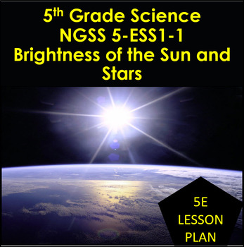 Preview of 5th Grade Science NGSS 5-ESS1-1: Brightness of the Sun and Stars