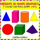 Brights 3-D Shape Graphics