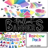 Brilliant Banner | Brights and Rainbow Decor Pack