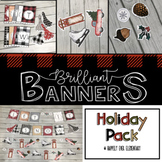 Brilliant Banner | Vintage Holiday Decor Pack