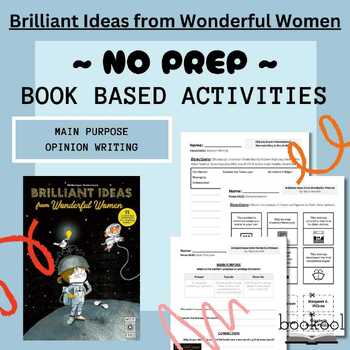 Preview of Brilliant Ideas | Women's History | Author's Purpose | Opinion Writing