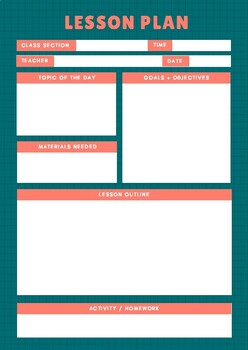 Preview of Brilliant Lesson Plan Template