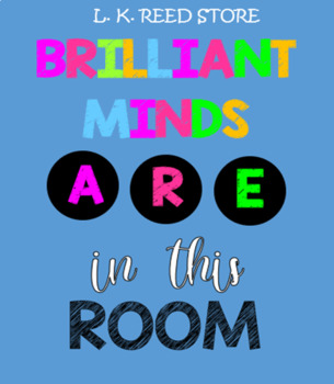 Brilliant Minds Bulletin Board Door Display By L K Reed Store Tpt