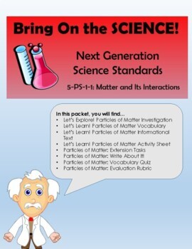 Preview of Bring On the Science! 5-PS1-1 Student Materials Only
