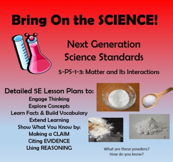 Preview of Bring On the Science! 5-PS1-3 Complete Lessons and Activities