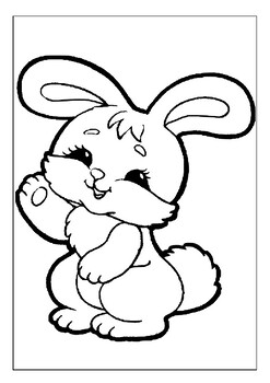 Rabbit Coloring Book for Kids 4-8 Years: Children Activity Books for Kids Ages 2-4-5-6-8, Boys, Girls, Fun Early Learning, Relaxation for Toddler Early Learning, Preschool and Kindergarten Fun Shapes, Colors, and RABBITS! [Book]