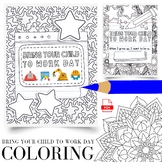 Bring Your Child to Work Day Mandala Coloring | Career Day