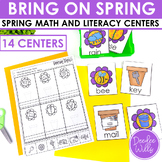Spring Literacy Centers & Spring Math Centers Activities G