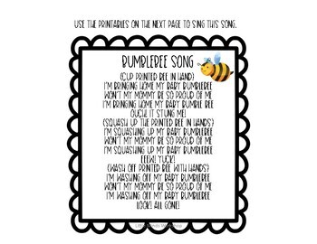 Baby Bumblebee Lyrics, Printout, Midi, And Video  Kindergarten songs,  Songs for toddlers, Classroom songs