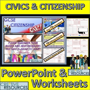 Preview of British Civics and Politics PowerPoint Quiz Lesson