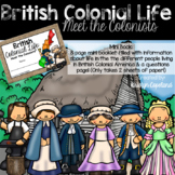 British Colonial America: Meet the Colonists Mini Book