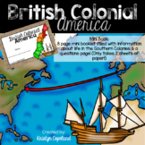 British Colonial America Mini Book (An Introduction and Overview)
