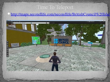 Preview of British Council Isle Second Life Virtual Field Trip