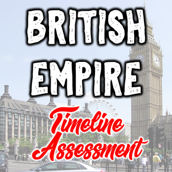 Preview of British Empire Timeline Assessment - Historical Thinking Skills - PBL