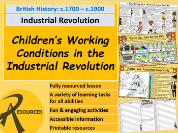 Preview of British History: The Industrial Revolution - Children's Working Conditions