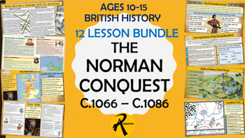 Preview of British Medieval History: The Norman Conquest - 12 LESSON BUNDLE (Ages 10-15)