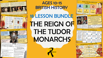 Preview of British History: The Tudor Monarchs - 18 LESSON BUNDLE (Ages 10-15)