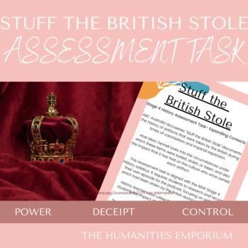 Preview of British Imperial Expansion - Assessment Task -  Multimedia