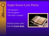 British Literature: Anglo-Saxon Lyric Poetry