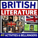 British Literature Activities Bell Ringers 12th Grade Engl